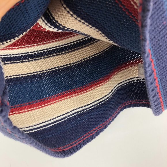 Penman's Vintage fall-tone multicolor striped sleeveless turtleneck top size M - Picture 10 of 13